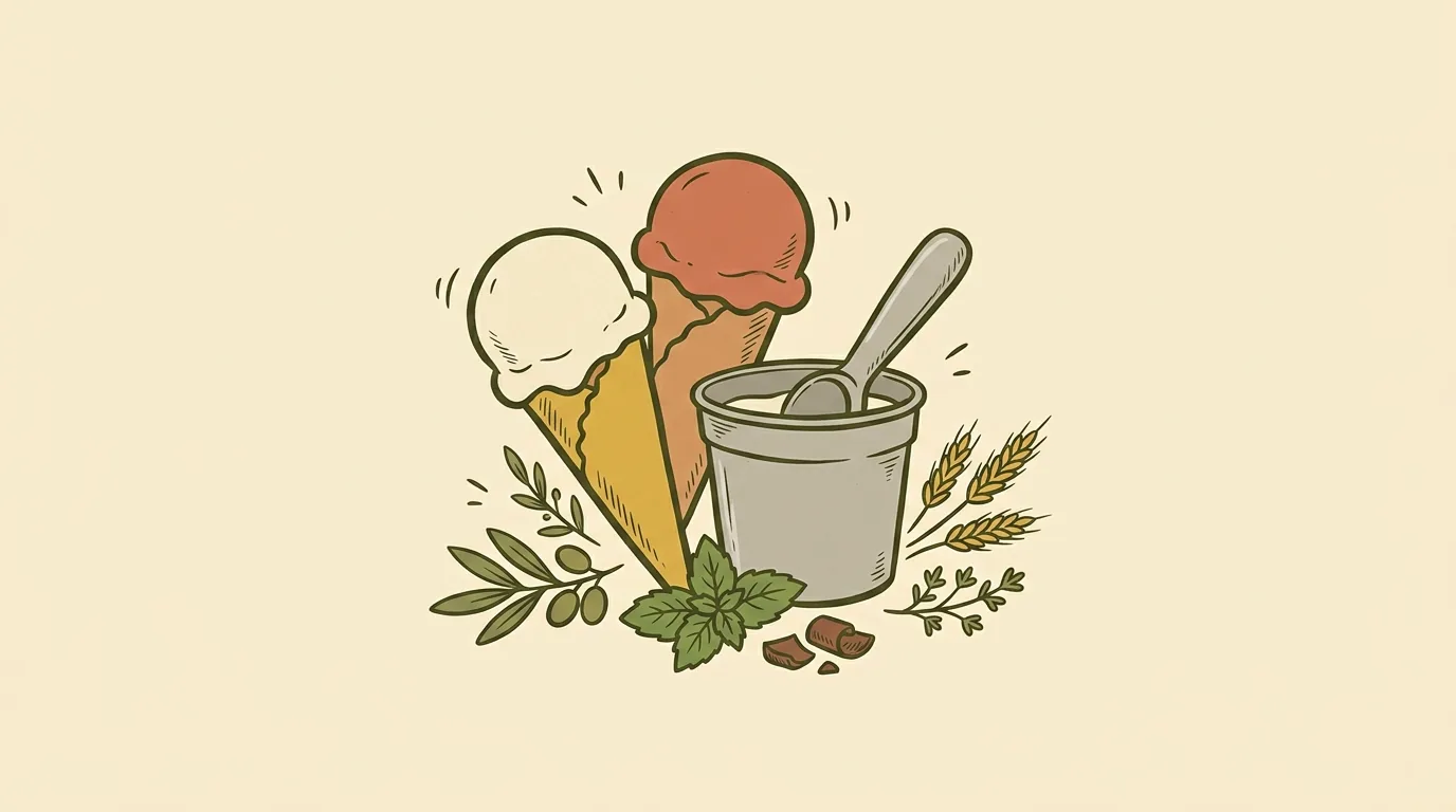 Ilustración categoría Helados