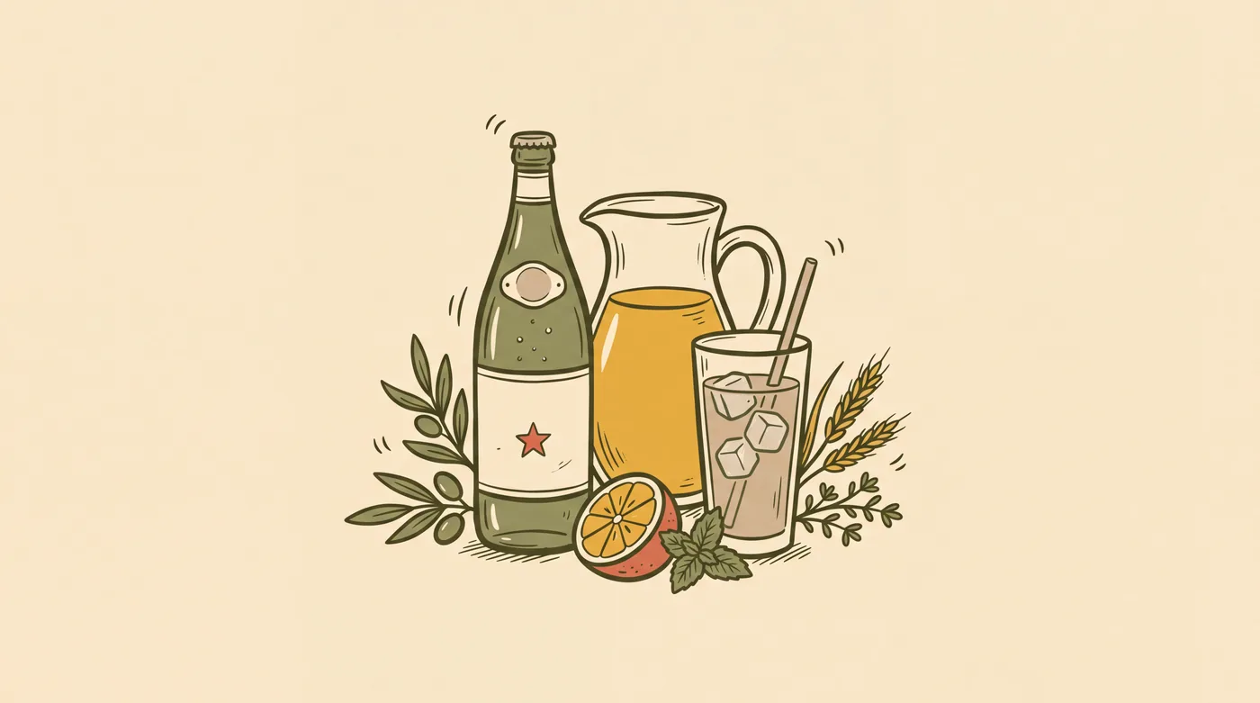 Ilustración categoría Bebidas sin alcohol
