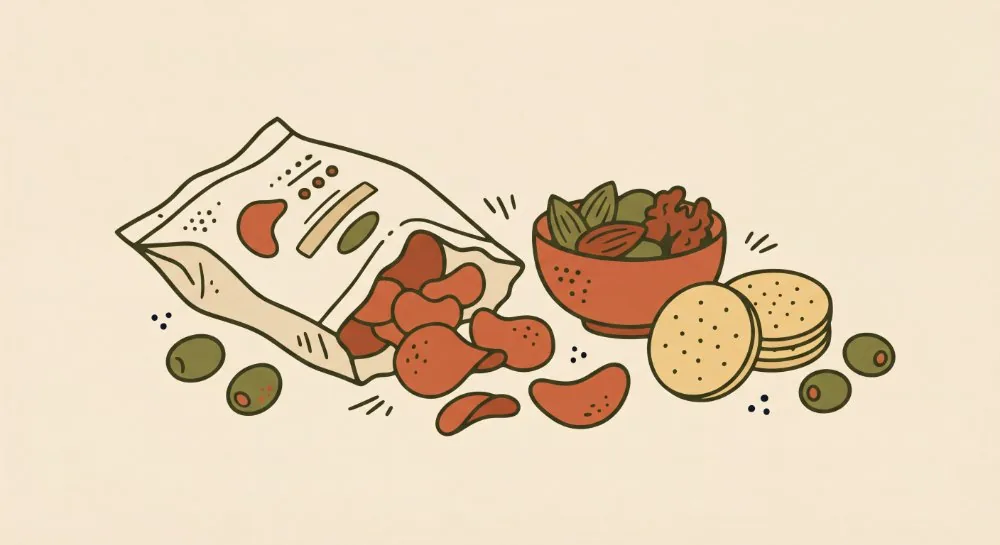 Ilustración categoría Snacks